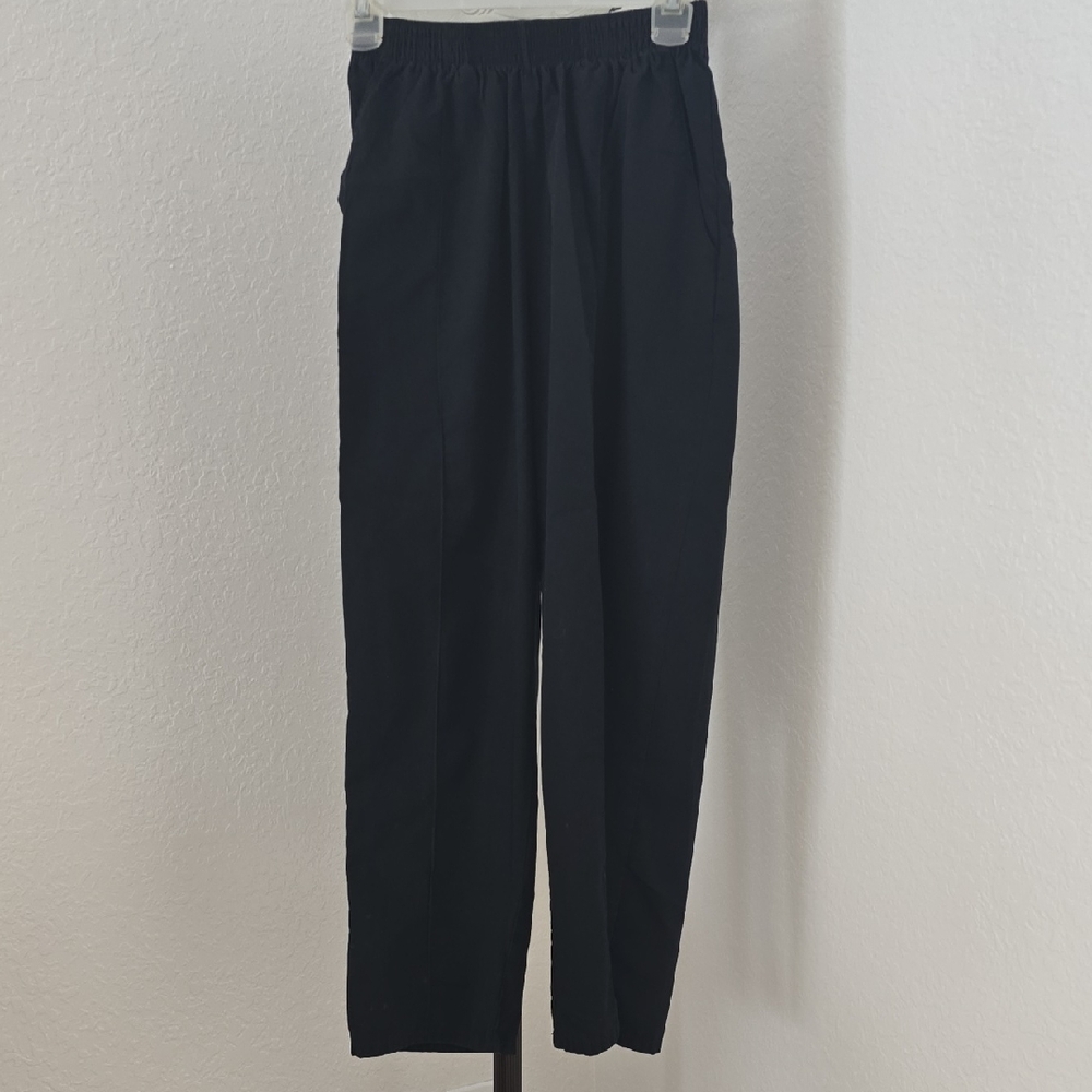 Women Black Pants Scrubs Set Of 3